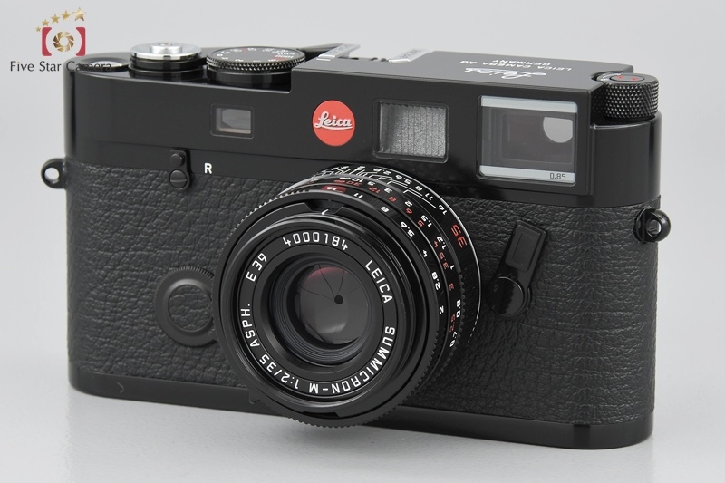 【中古】Leica ライカ M6 TTL 0.85 NSH400台限定モデル ブラックペイント + SUMMICRON-M 35mm f/2 ASPH E39