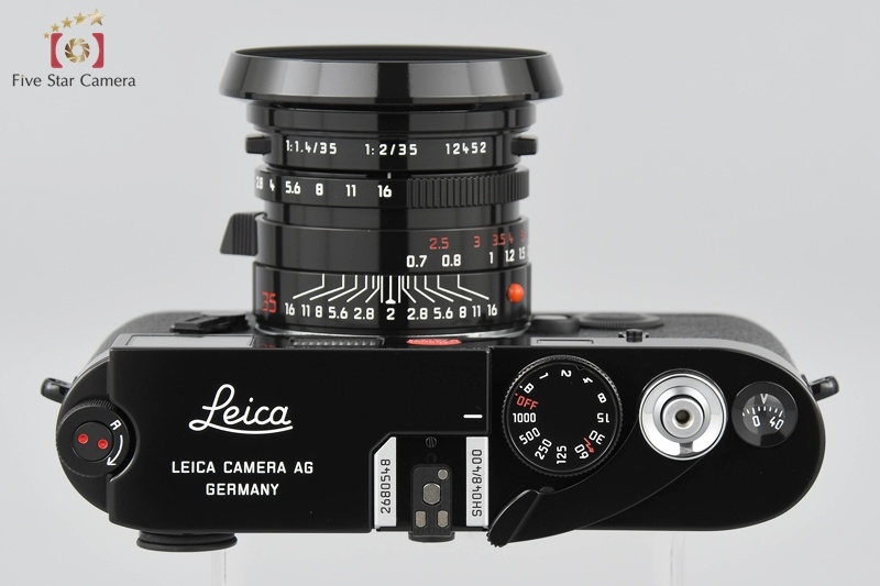 【中古】Leica ライカ M6 TTL 0.85 NSH400台限定モデル ブラックペイント + SUMMICRON-M 35mm f/2 ASPH E39