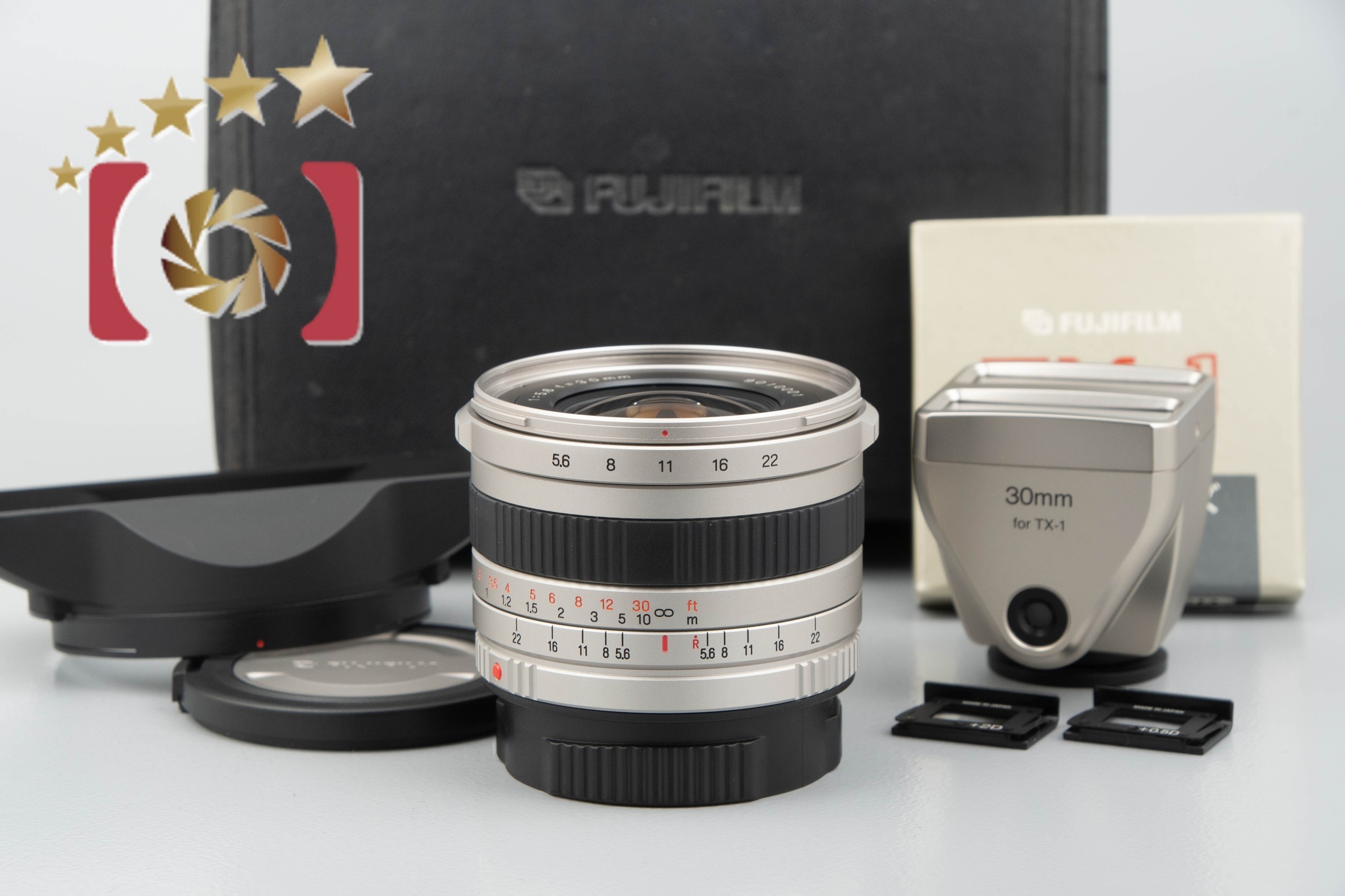 【中古】FUJIFILM 富士フイルム SUPER-EBC FUJINON 30mm f/5.6 + 30mm ビューファインダー