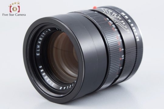 【中古】Leica ライカ ELMARIT-R 90mm f/2.8 赤 フィート 3カム 希少品 2023.12月 オーバーホール済み