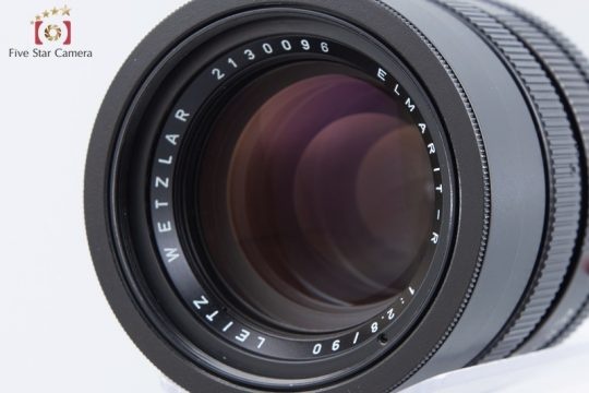 【中古】Leica ライカ ELMARIT-R 90mm f/2.8 赤 フィート 3カム 希少品 2023.12月 オーバーホール済み