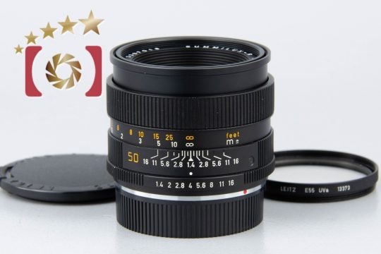 中古】Leica ライカ SUMMILUX-R 50mm f/1.4 E55 11777 Rカム 2023.12月 オーバーホール済み