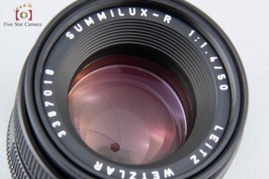 中古】Leica ライカ SUMMILUX-R 50mm f/1.4 E55 11777 Rカム 2023.12月 オーバーホール済み