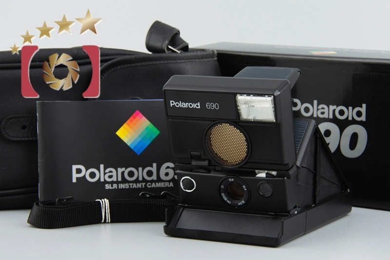 【中古】Polaroid ポラロイド 690 ラピタ限定モデル インスタントフィルムカメラ 元箱付き