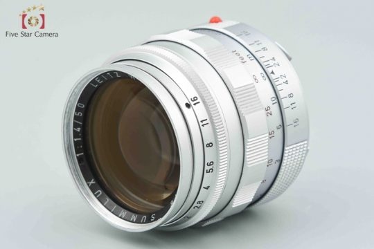 【中古】Leica ライカ SUMMILUX 50mm f/1.4 初期型 1959年製 シリアル166万番台 ライカMマウント