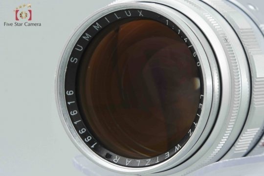 【中古】Leica ライカ SUMMILUX 50mm f/1.4 初期型 1959年製 シリアル166万番台 ライカMマウント