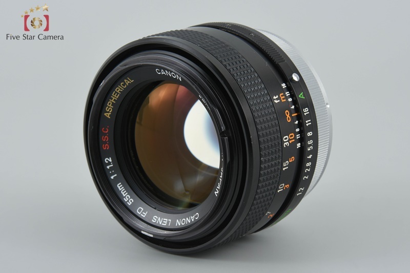 【中古】Canon キヤノン FD 55mm f/1.2 S.S.C. ASPHERICAL 2025.1月 オーバーホール済み