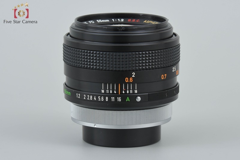 【中古】Canon キヤノン FD 55mm f/1.2 S.S.C. ASPHERICAL 2025.1月 オーバーホール済み