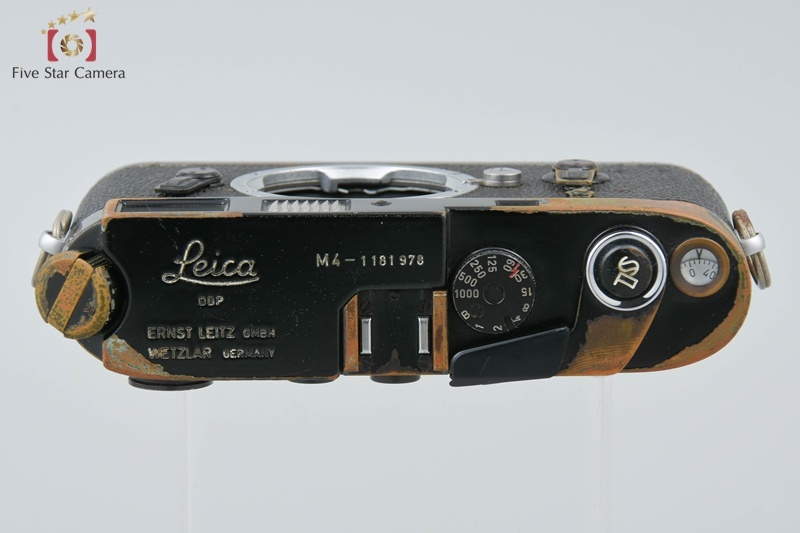 【中古】Leica ライカ M4 オリジナルブラックペイント 1967年製 シリアル1181万番台 レンジファインダーフィルムカメラ