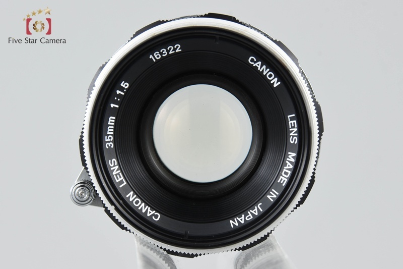 【中古】Canon キヤノン 35mm f/1.5 L39 ライカスクリューマウント 2025.4月 オーバーホール済み