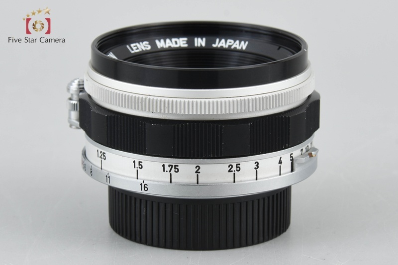 【中古】Canon キヤノン 35mm f/1.5 L39 ライカスクリューマウント 2025.4月 オーバーホール済み