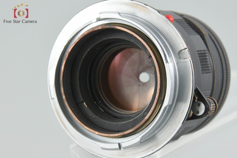 【超希少品】Leica ライカ Summicron 50mm f/2 ブラックペイント 固定鏡胴 後期 レッドスケール 2025.3月オーバーホール済み