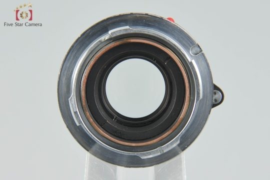 【超希少品】Leica ライカ SUMMICRON 50mm f/2 ブラックペイント 固定鏡胴 後期 レッドスケール 2025.3月オーバーホール済み