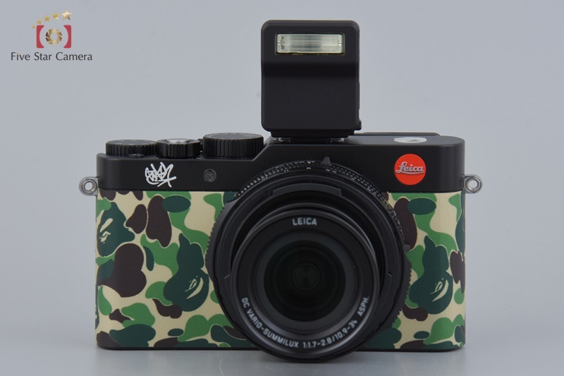 【中古】Leica ライカ D-LUX 7 A BATHING APE x STASH EDITION ブラック コンパクトデジタルカメラ
