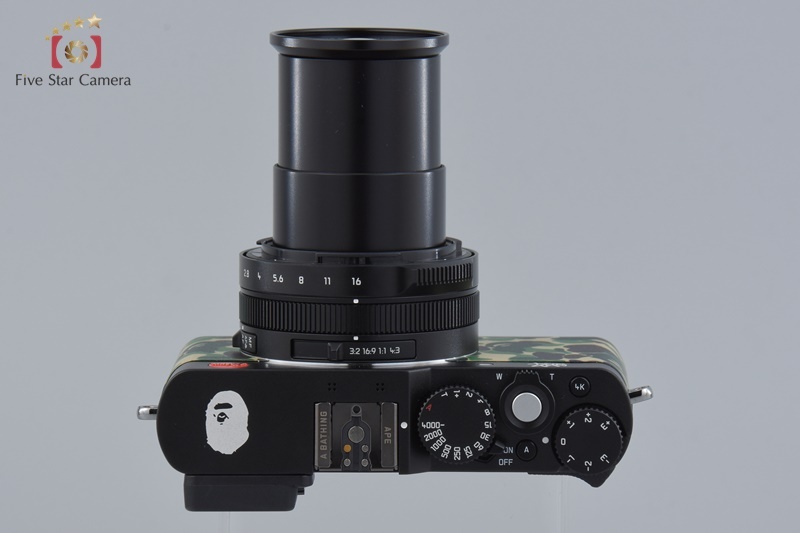 【中古】Leica ライカ D-LUX 7 A BATHING APE x STASH EDITION ブラック コンパクトデジタルカメラ