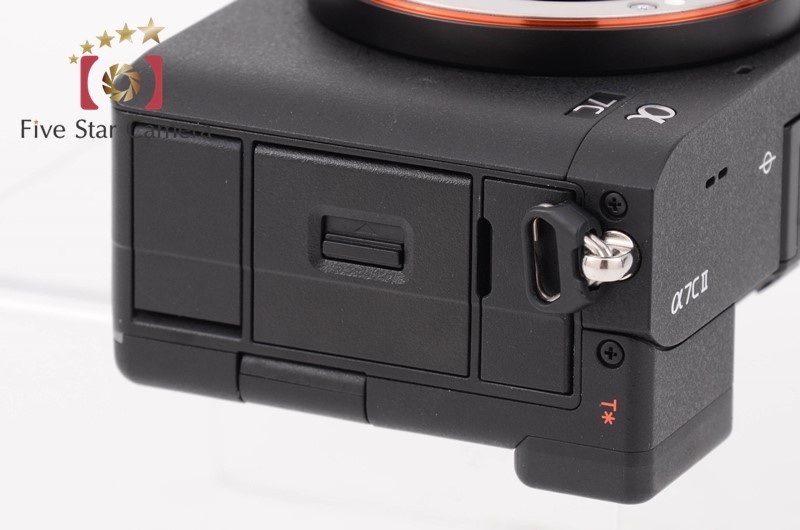 【中古】SONY ソニー α7C II ILCE-7CM2 ブラック ミラーレス一眼カメラ シャッター回数僅少 元箱付き