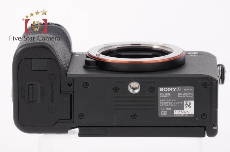 【中古】SONY ソニー α7C II ILCE-7CM2 ブラック ミラーレス一眼カメラ シャッター回数僅少 元箱付き