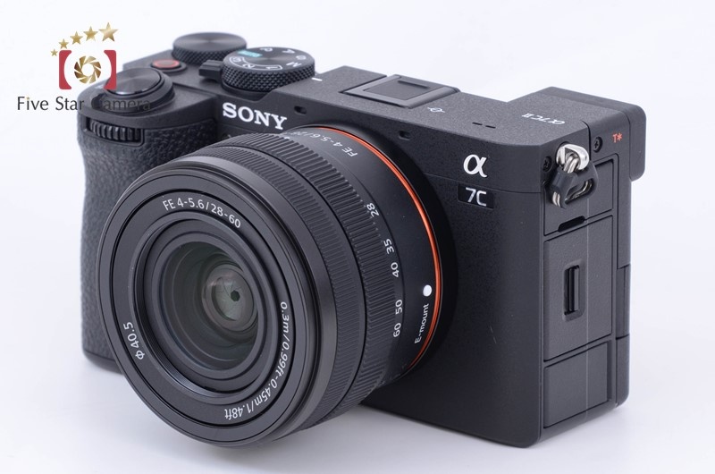 【中古】SONY ソニー α7C II ILCE-7CM2L ブラック ズームレンズキット シャッター回数僅少 元箱付き