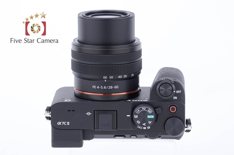 【中古】SONY ソニー α7C II ILCE-7CM2L ブラック ズームレンズキット シャッター回数僅少 元箱付き