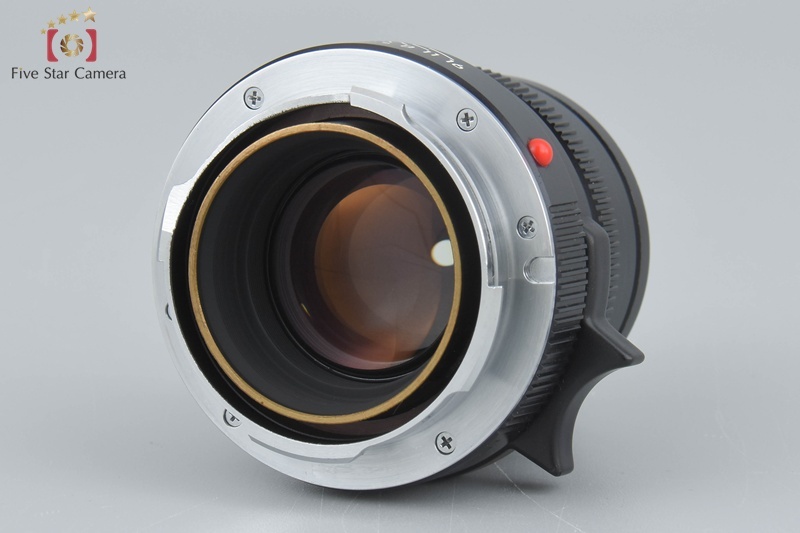 【中古】Leica ライカ SUMMICRON-M 50mm f/2 E39 第3世代 ブラック 2025.6月 オーバーホール済み