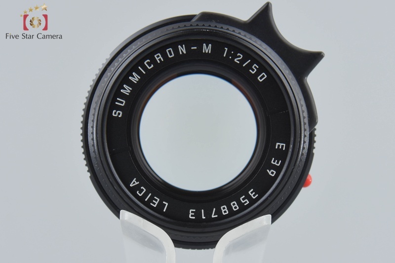 【中古】Leica ライカ SUMMICRON-M 50mm f/2 E39 第3世代 ブラック 2025.6月 オーバーホール済み