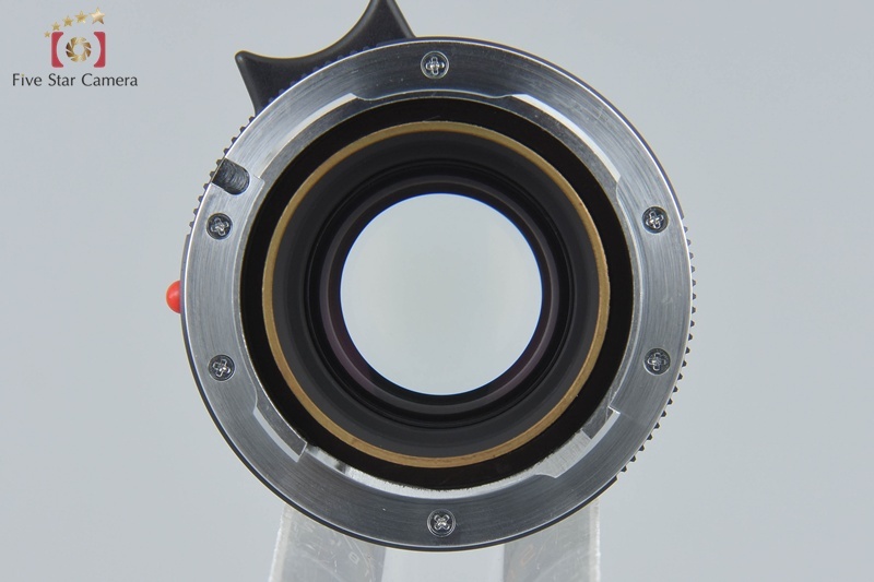 【中古】Leica ライカ SUMMICRON-M 50mm f/2 E39 第3世代 ブラック 2025.6月 オーバーホール済み