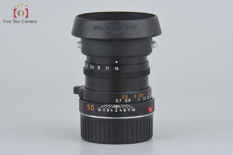【中古】Leica ライカ SUMMICRON-M 50mm f/2 E39 第3世代 ブラック 2025.6月 オーバーホール済み