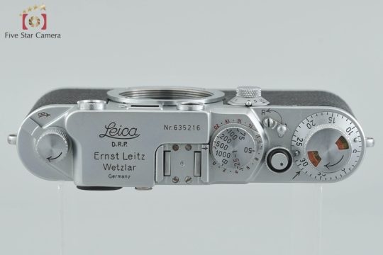 【中古】Leica ライカ IIIf レッドダイヤル セルフタイマー無し レンジファインダーフィルムカメラ
