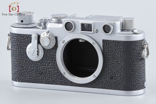 【中古】Leica ライカ IIIf レッドダイヤル セルフタイマー付き レンジファインダーフィルムカメラ
