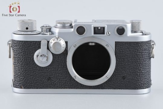 【中古】Leica ライカ IIIf レッドダイヤル セルフタイマー付き レンジファインダーフィルムカメラ