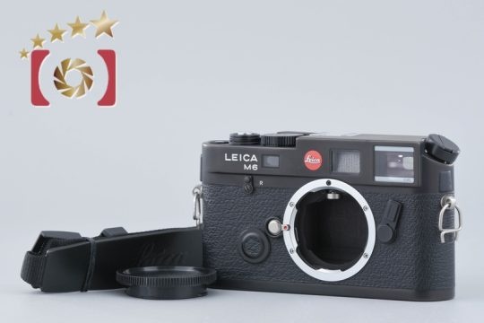 【中古】Leica ライカ M6 TTL 0.85 ブラック レンジファインダーフィルムカメラ 2025.10月 オーバーホール済み