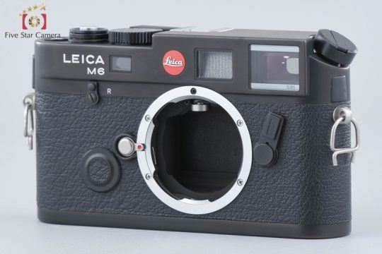 【中古】Leica ライカ M6 TTL 0.85 ブラック レンジファインダーフィルムカメラ 2025.10月 オーバーホール済み