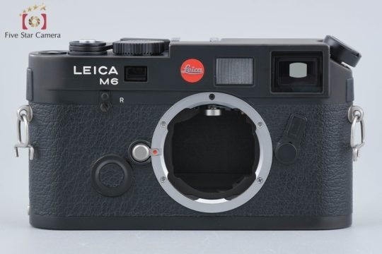 【中古】Leica ライカ M6 TTL 0.85 ブラック レンジファインダーフィルムカメラ 2025.10月 オーバーホール済み