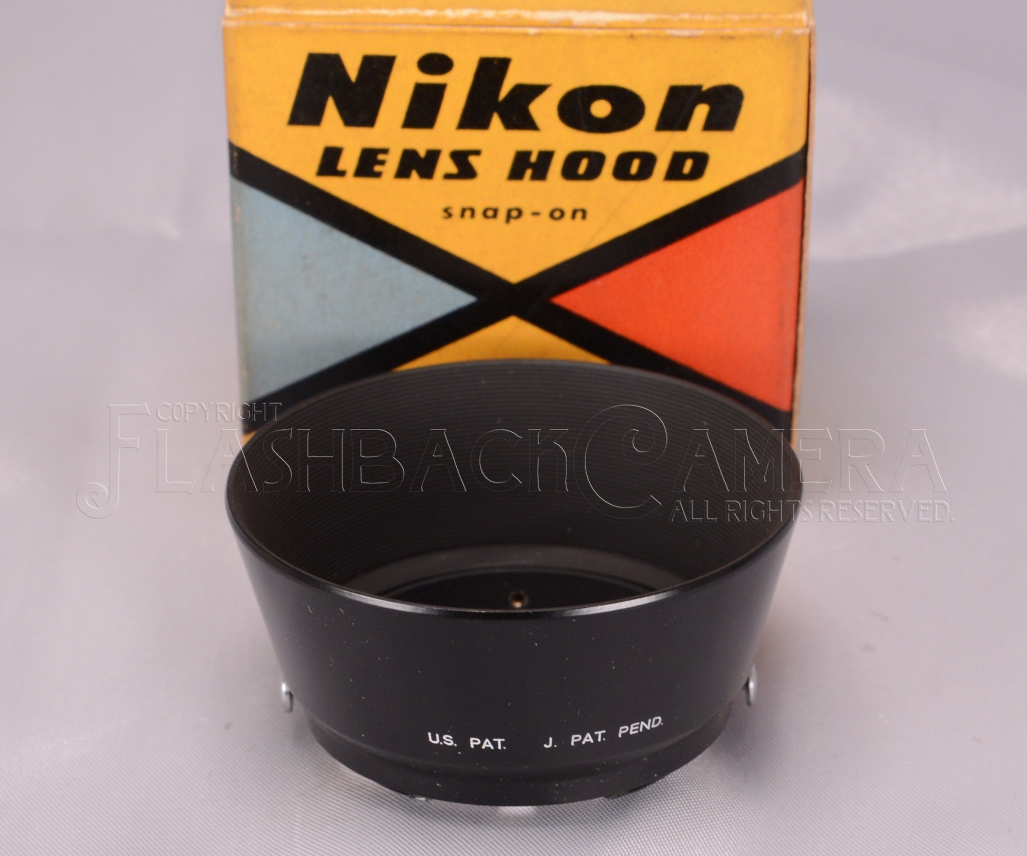 ニッコール 50mm f2  ニコンS 用 レンズフード  未使用品  元箱付