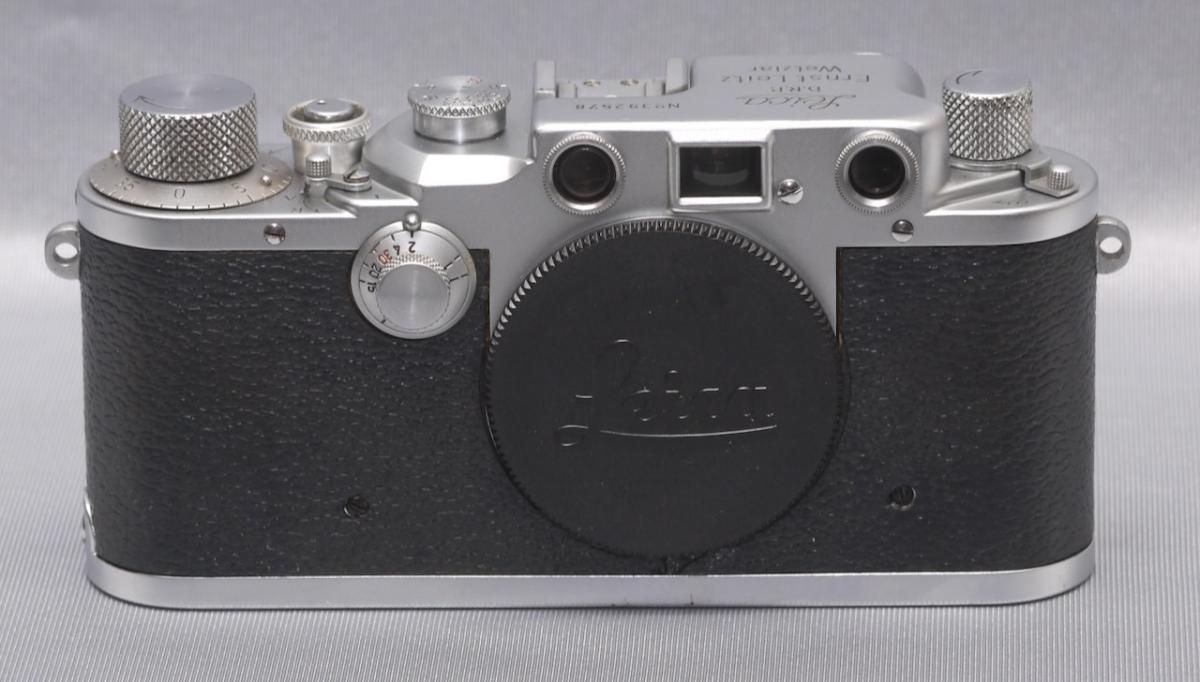 ライカ IIIC 戦前型 段付きボデー グレー皮張り