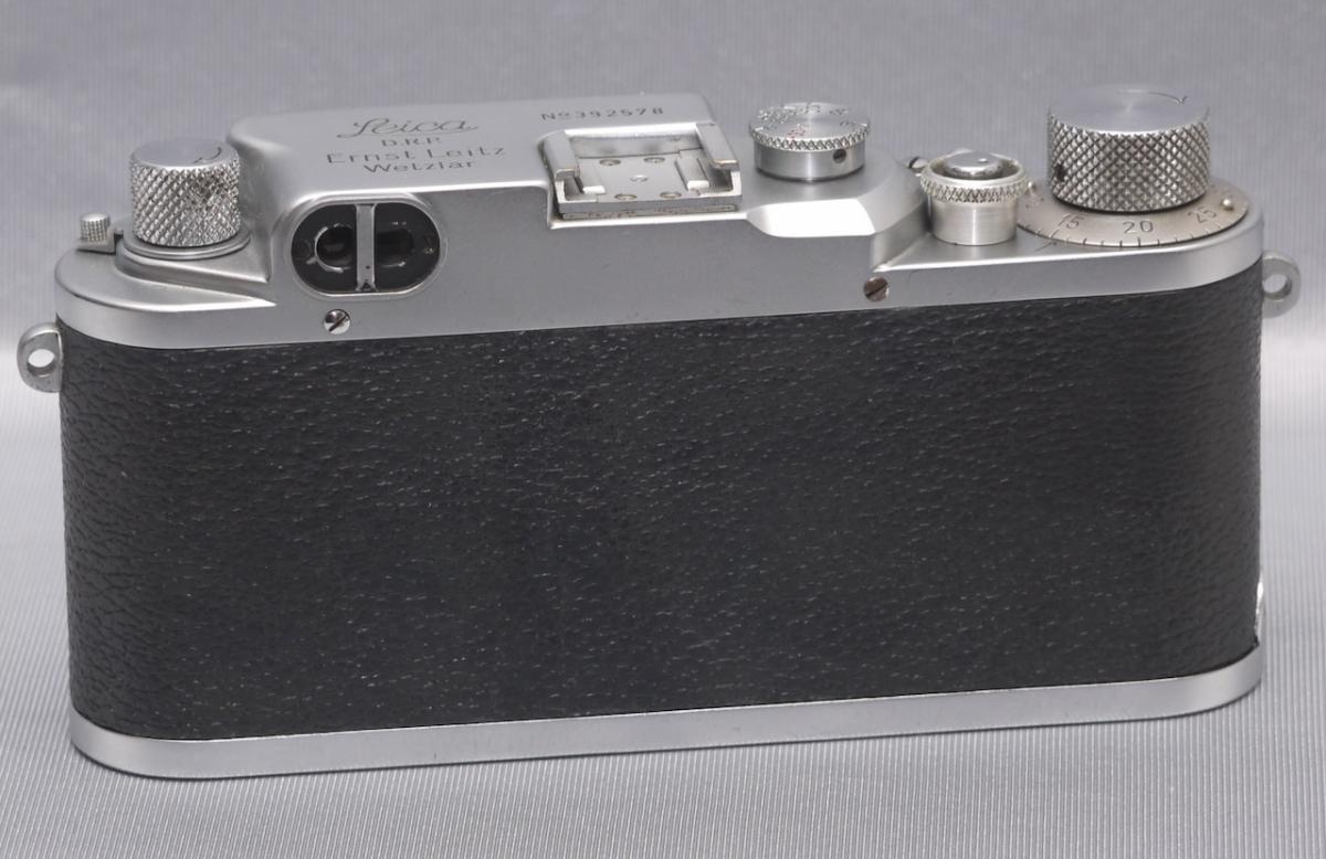 ライカ IIIC 戦前型 段付きボデー グレー皮張り