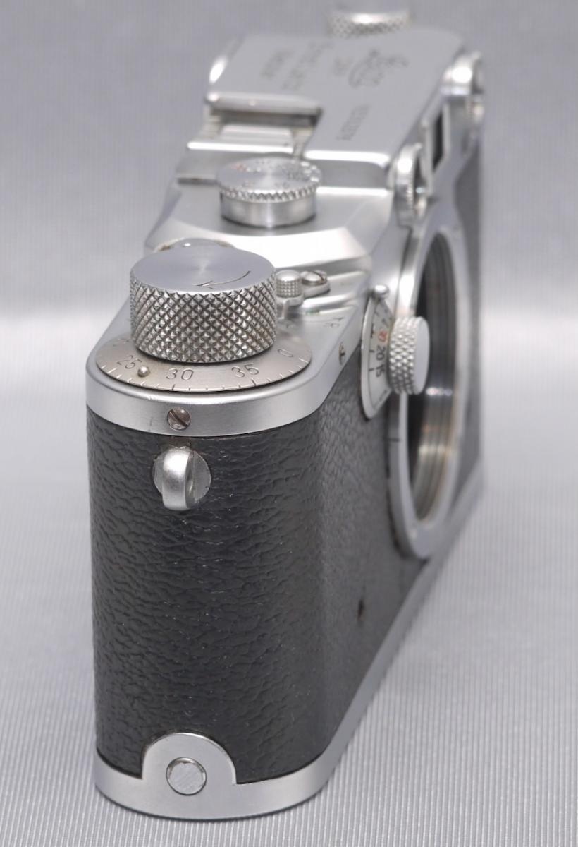 ライカ IIIC 戦前型 段付きボデー グレー皮張り