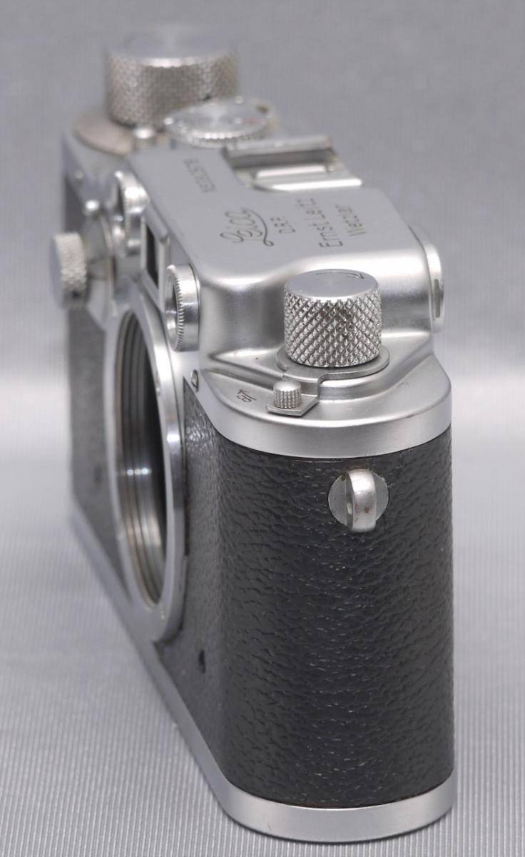 ライカ IIIC 戦前型 段付きボデー グレー皮張り