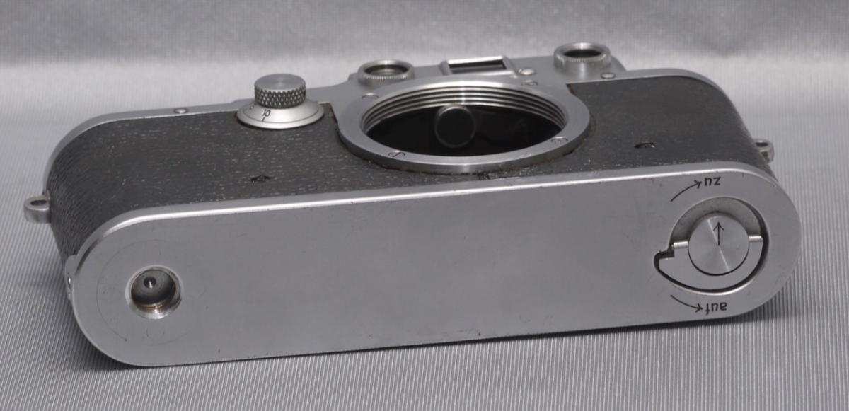 ライカ IIIC 戦前型 段付きボデー グレー皮張り