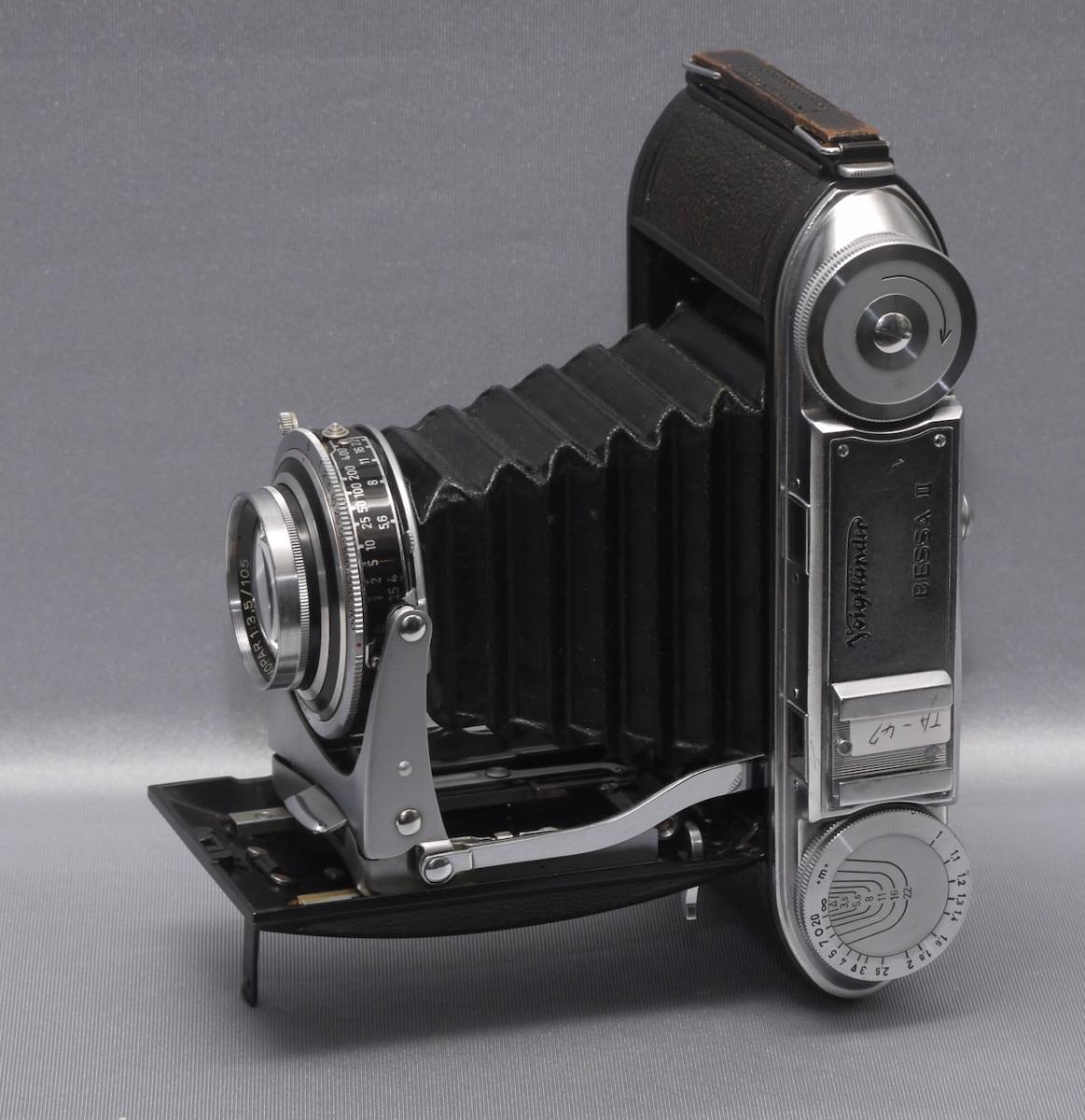 スーパーベッサ II型 カラースコパー 105mm f 3.6 アクセサリーシュー付