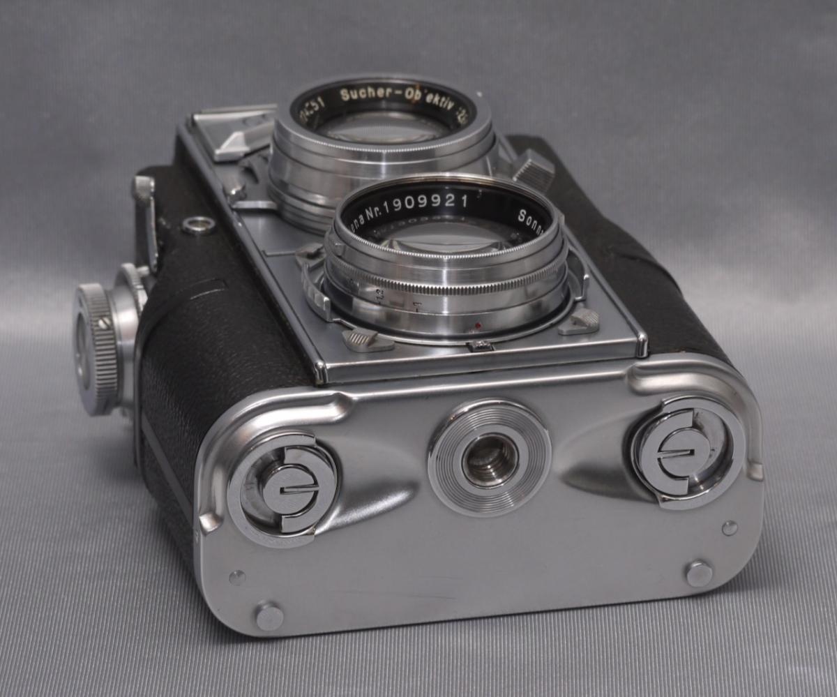 コンタフレックス2眼 ゾナー 50mm f 1.5 , 85mm f 2 , 135mm f 4