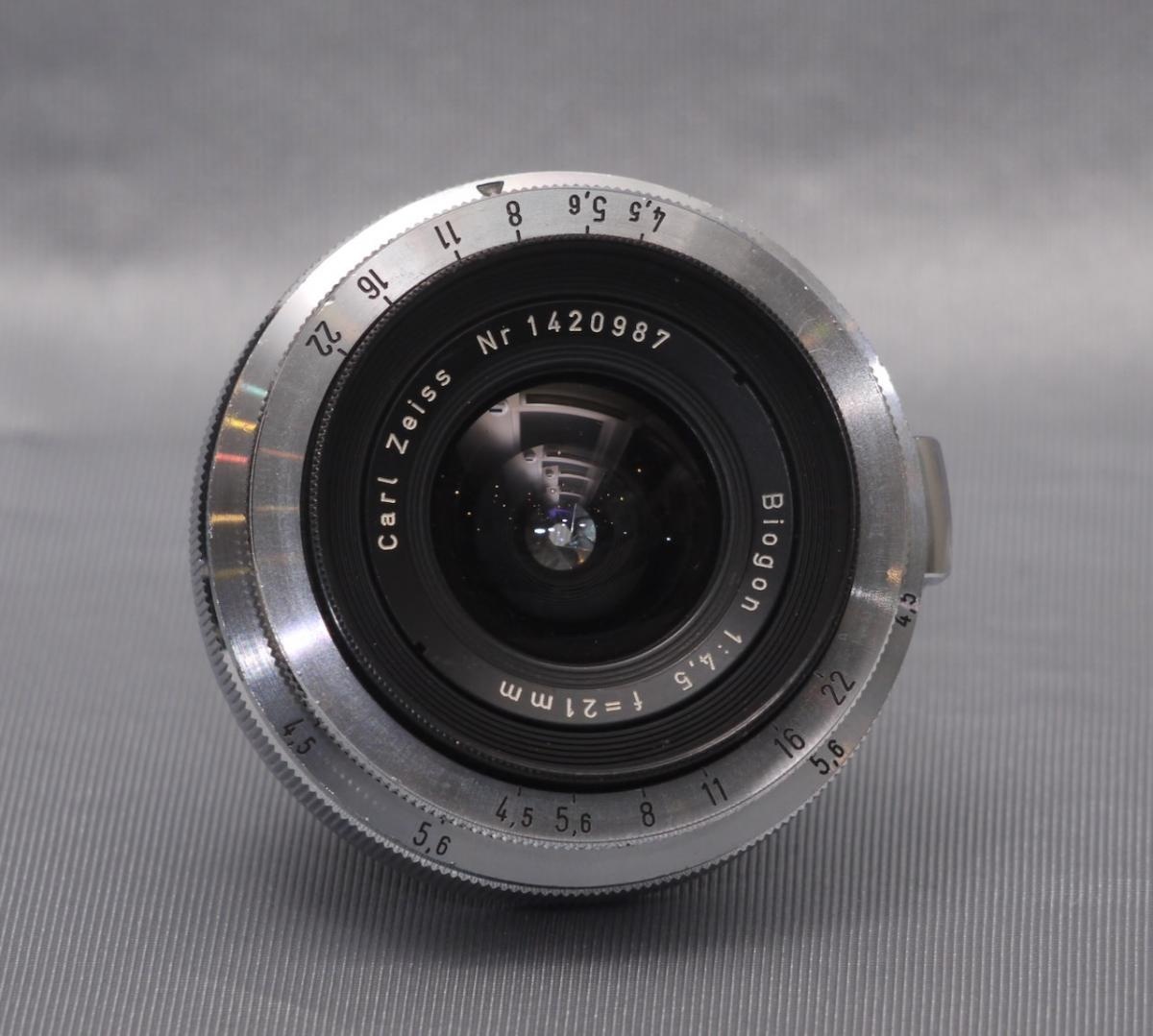 コンタックス用 ビオゴン 21mm f 4.5