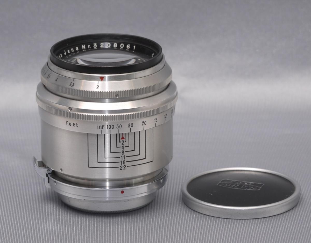 コンタックス用 ゾナー 85mm f 2 戦後型 カール ツァイス イエナ