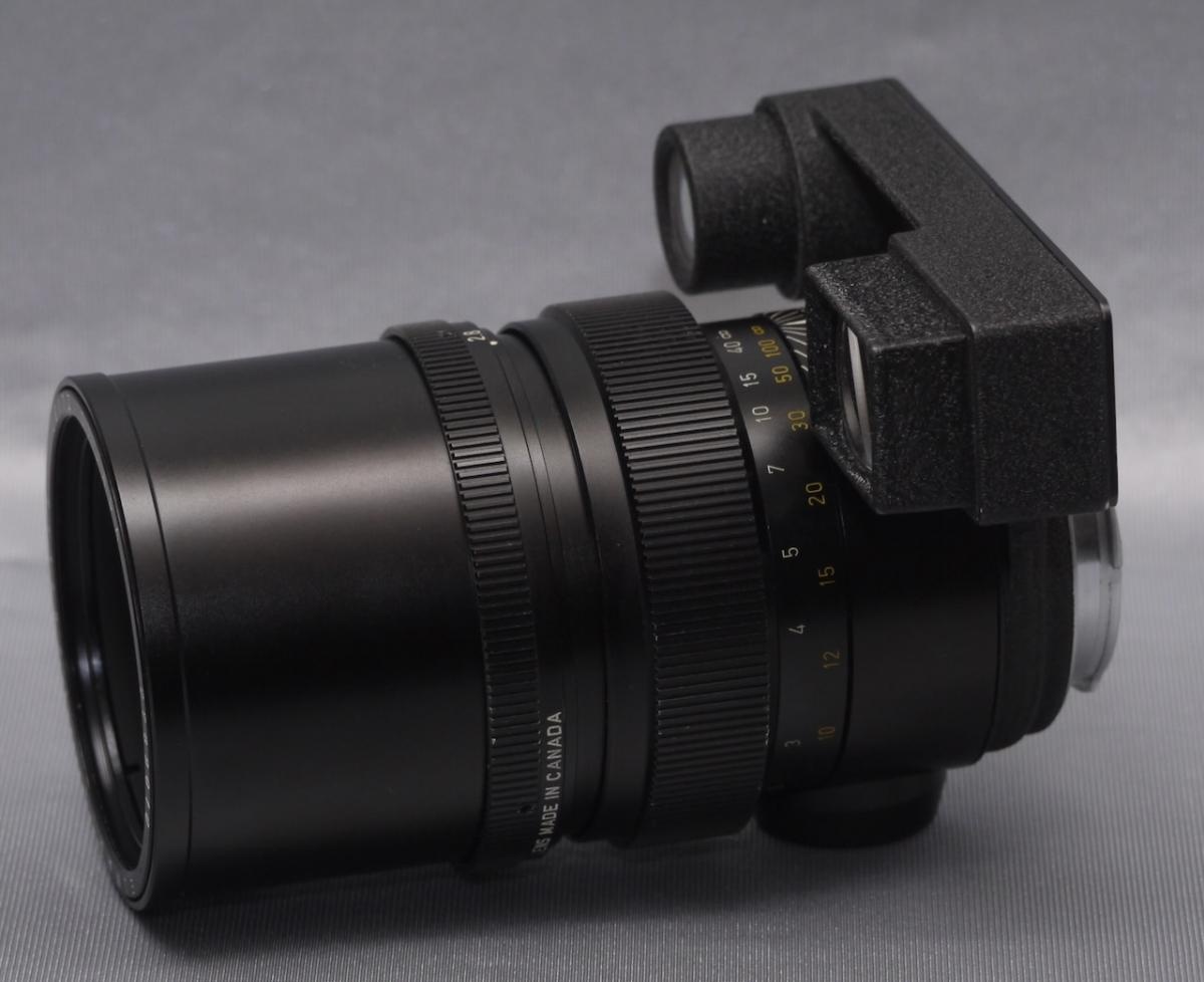 ライカ エルマリート 135mm f 2.8 (M) メガネ付