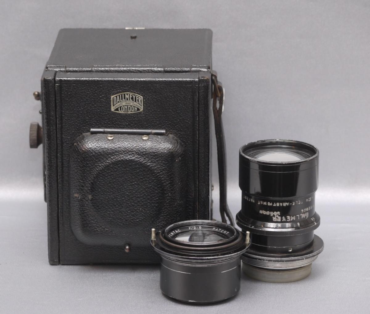 ダルメイヤーベビーレフレックス アトム判 ダルメイヤーペンタック4インチ f 2.9 、ダロン9インチf5.6