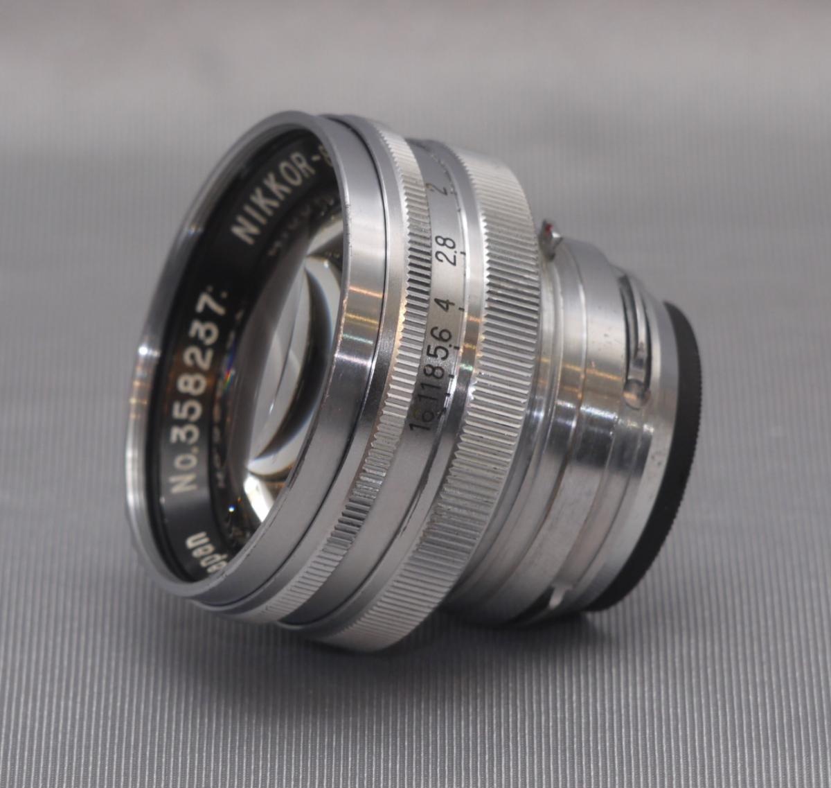 ニッコール 50mm f 1.4 (S) アルミ重複ナンバー コロン付