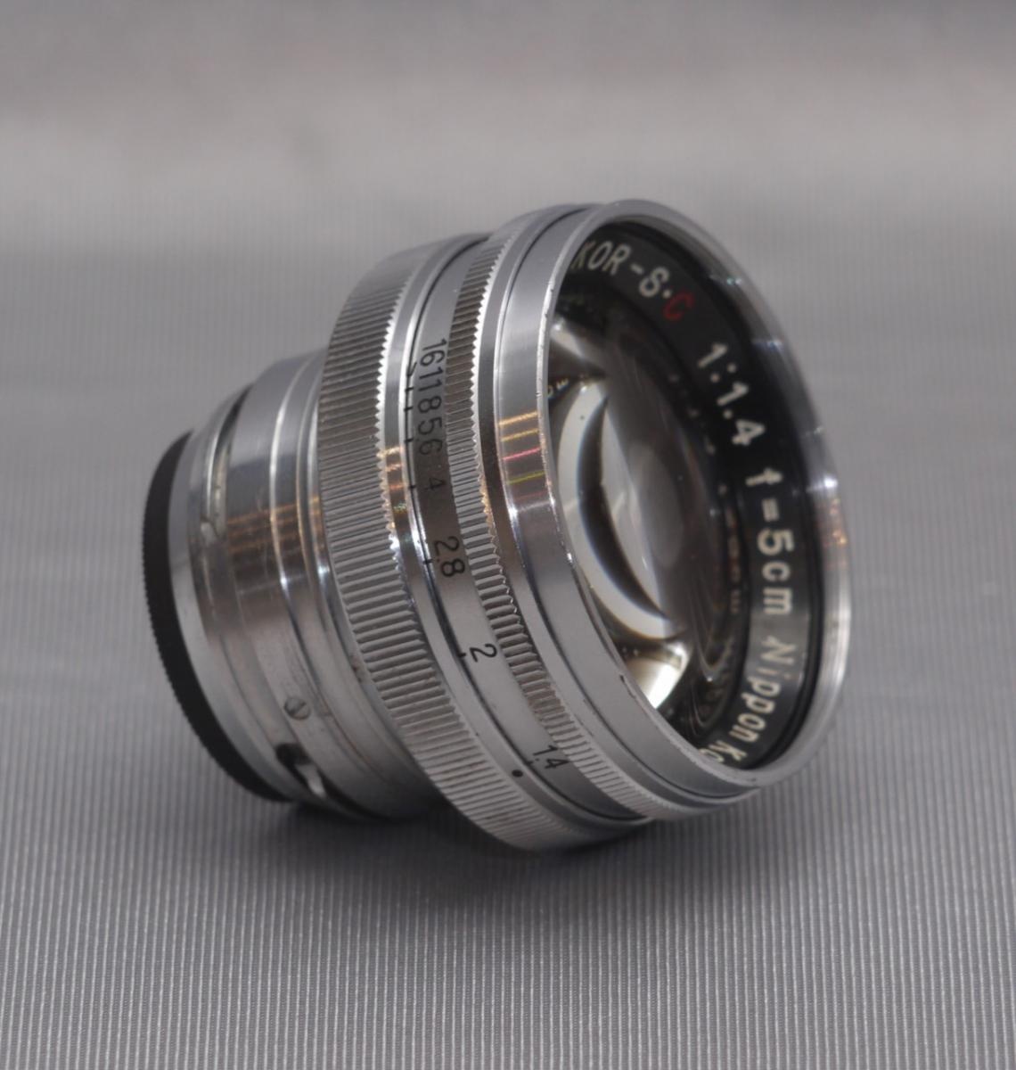 ニッコール 50mm f 1.4 (S) アルミ重複ナンバー コロン付
