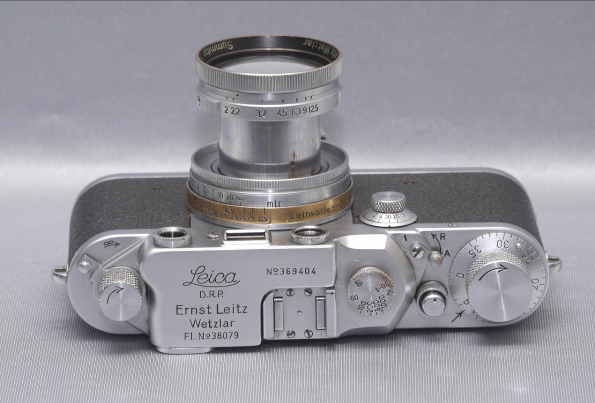 ライカ IIIc ズミタール50mm f 2 空軍 ルフトワッフェン アイゲンチューム刻印