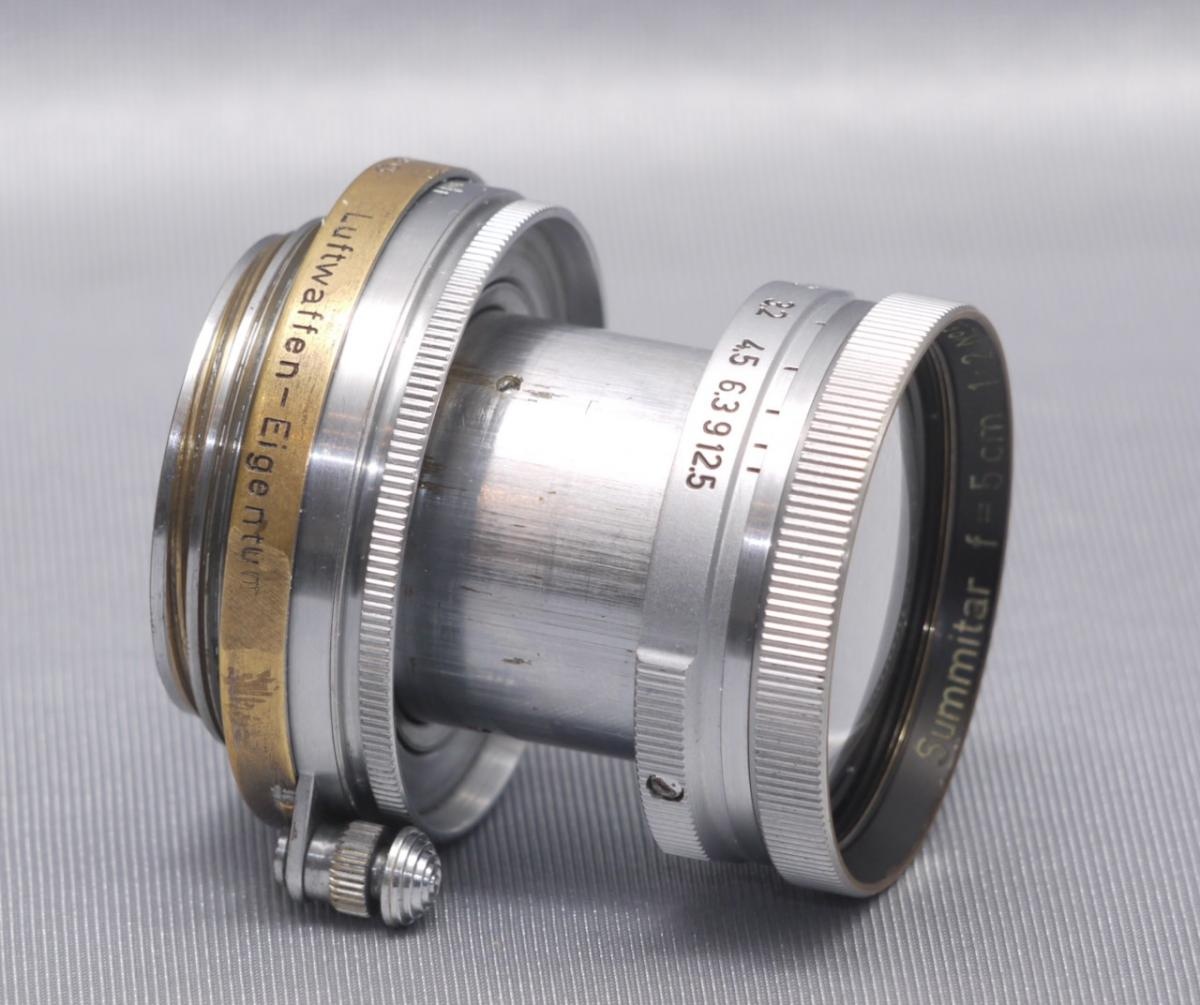 ライカ IIIc ズミタール50mm f 2 空軍 ルフトワッフェン アイゲンチューム刻印