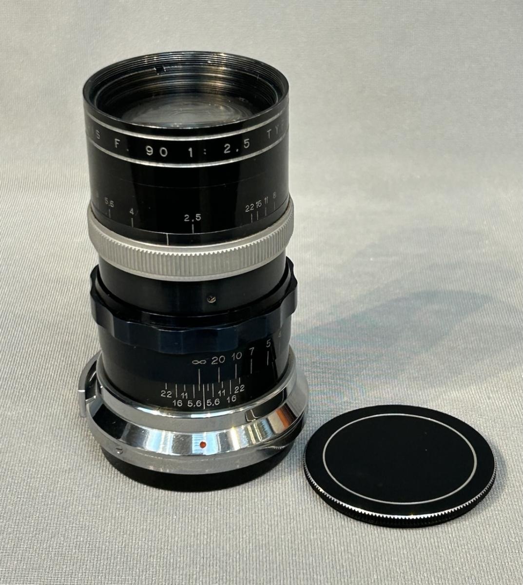 アンジェニュー90mm f 2.5 コンタックスマウント